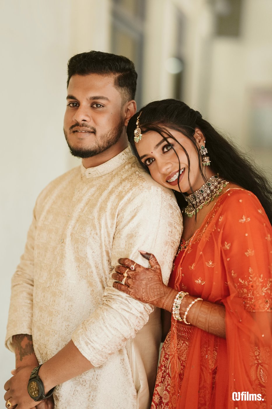 Umesh and Neethu — a candid moment together