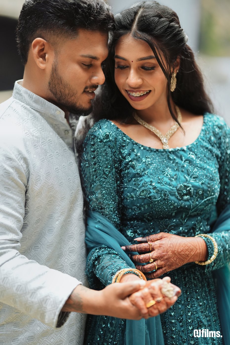 Umesh and Neethu — candid moment