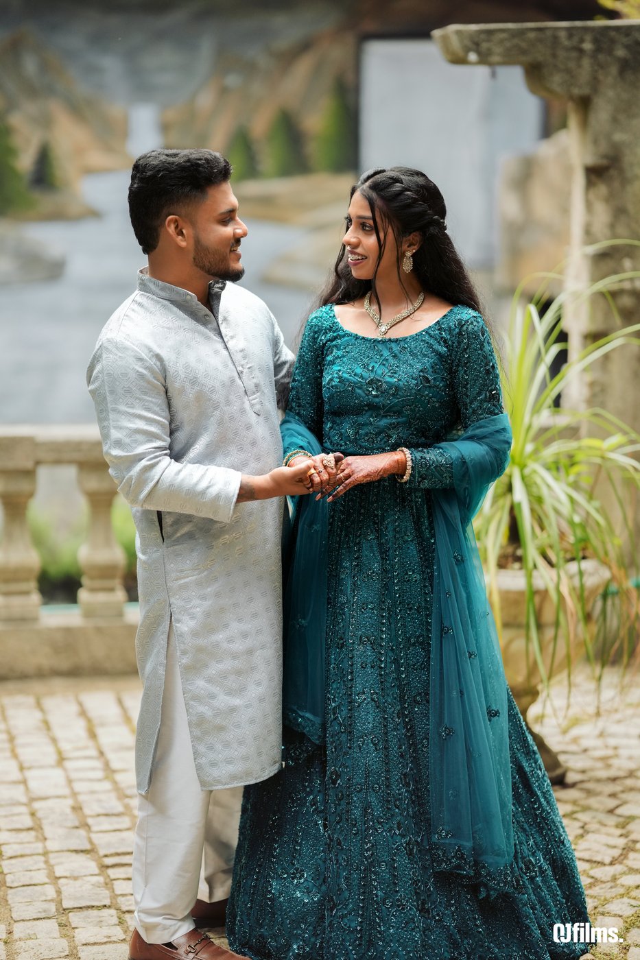 Umesh and Neethu — a cherished moment